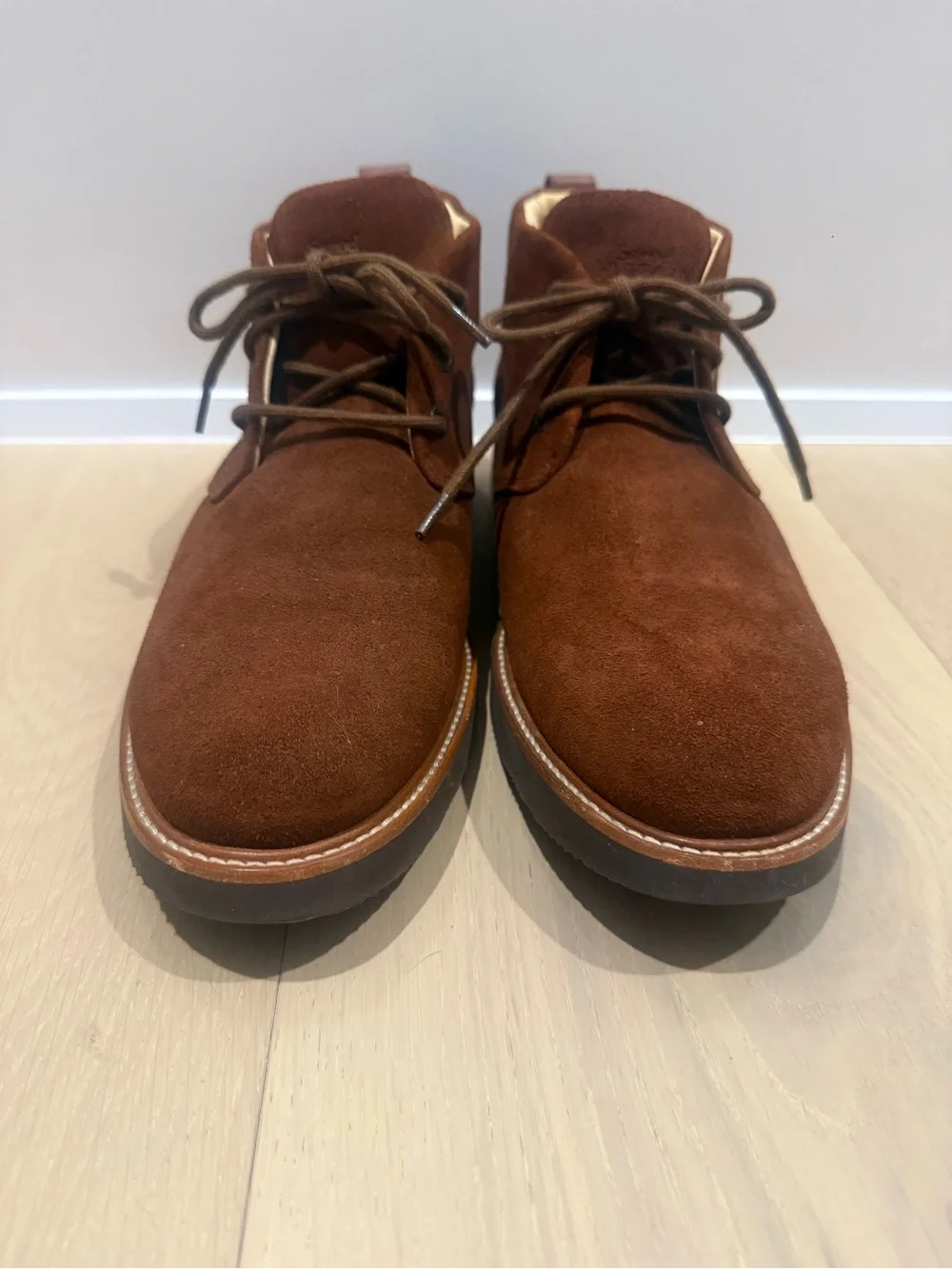 NWOT Samuel Hubbard Men’s Re-Boot Chukka Boots in Brown Suede